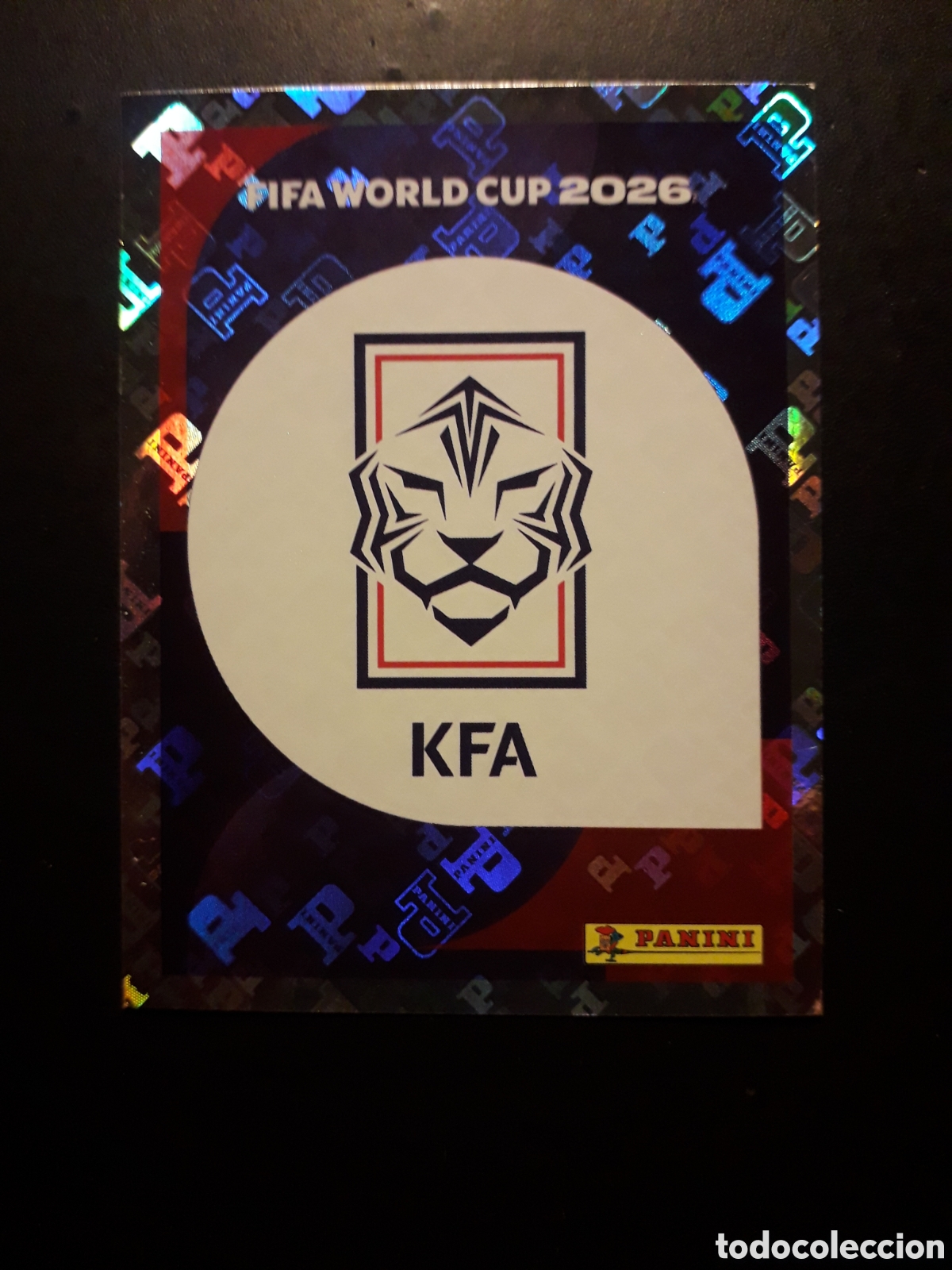 Cromos de F&uacute;tbol: ESCUDO COREA DEL SUR KOR 1 MUNDIAL F&Uacute;TBOL 2026 FIFA WORLD CUP PANINI SIN PEGAR PEDIDO M&Iacute;NIMO 3&euro;
