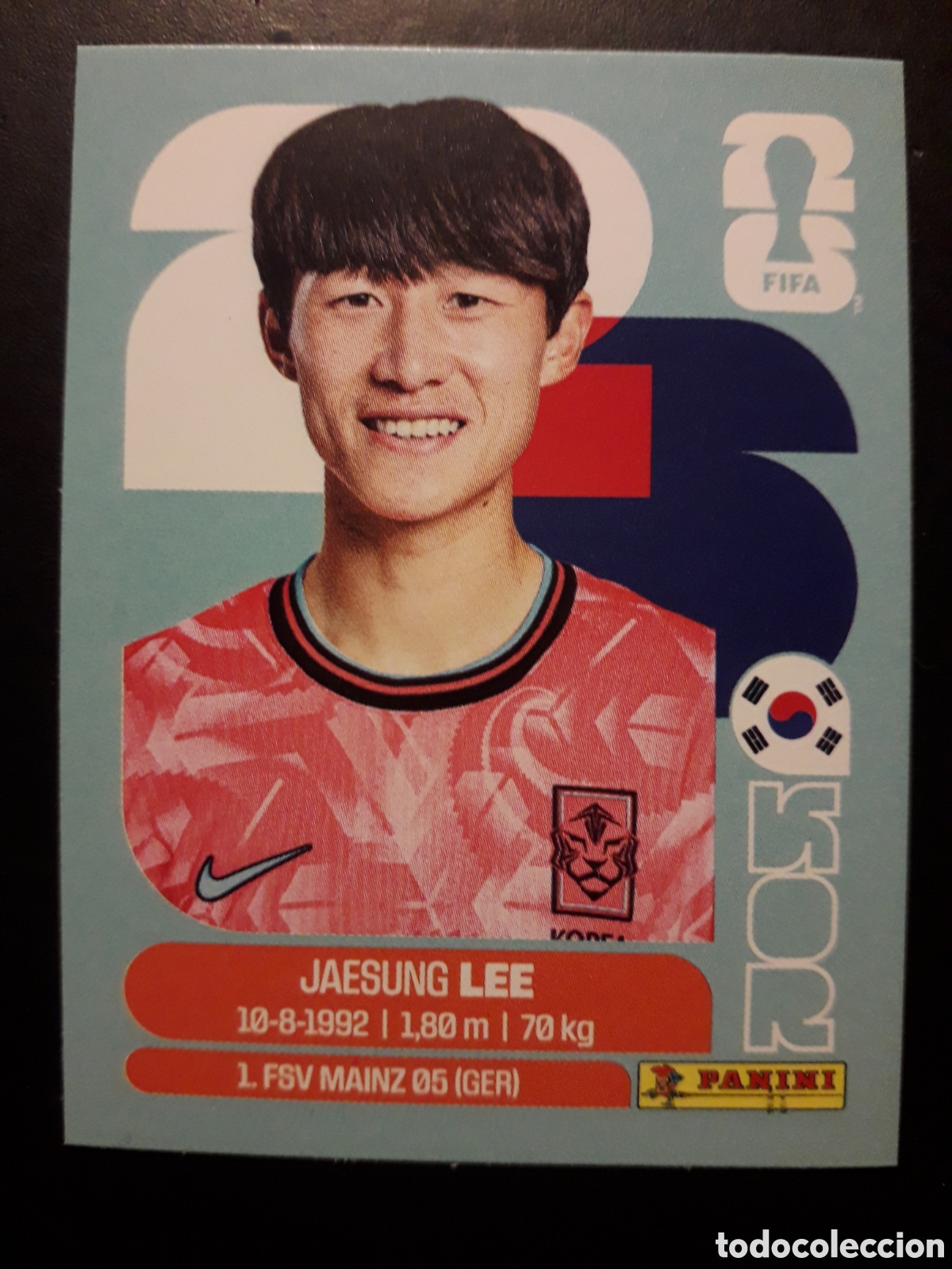 Cromos de F&uacute;tbol: J LEE COREA DEL SUR KOR 10 MUNDIAL F&Uacute;TBOL 2026 FIFA WORLD CUP PANINI SIN PEGAR PEDIDO M&Iacute;NIMO 3&euro;