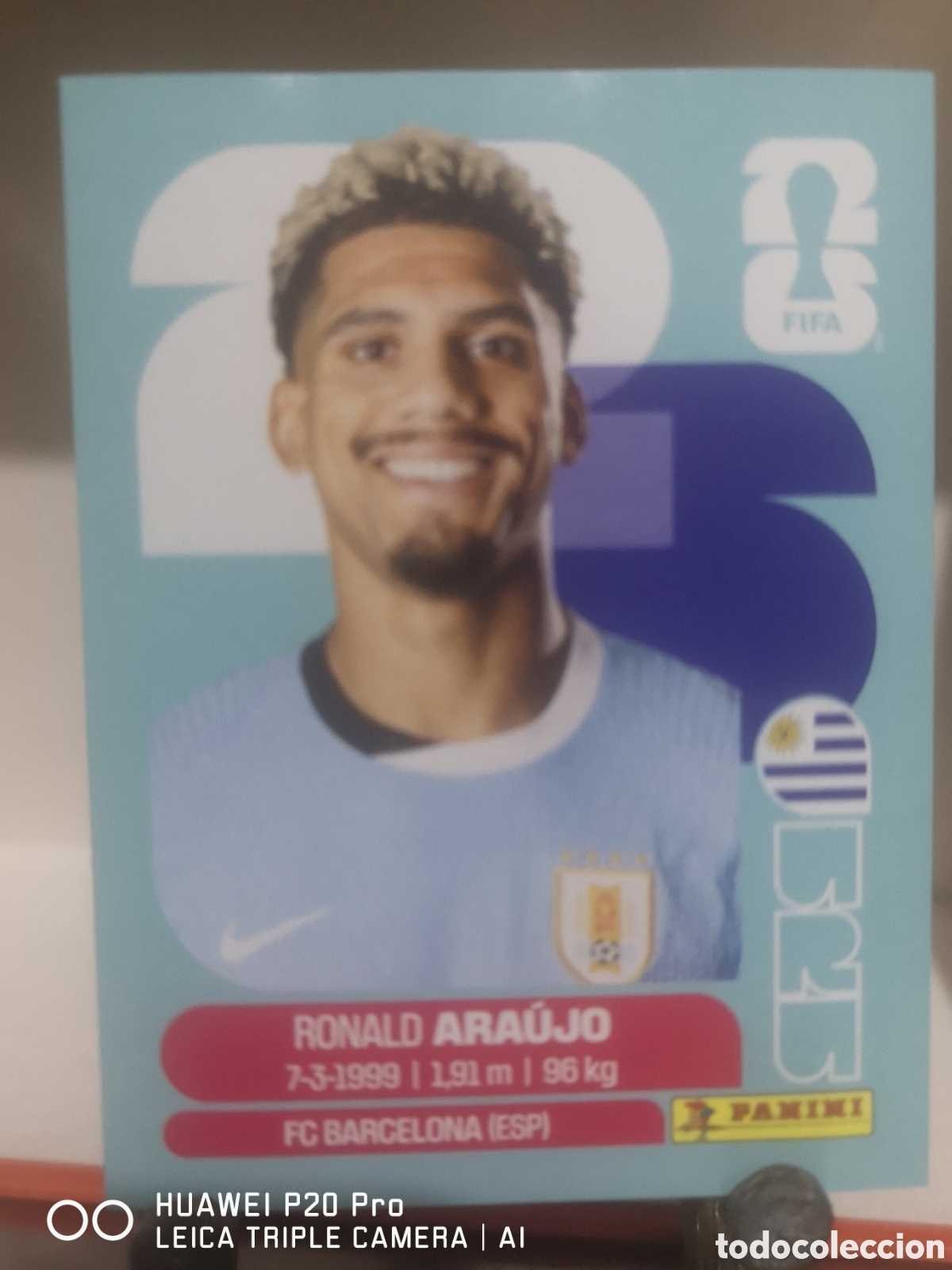 Cromos de F&uacute;tbol: FIFA WORLD CUP MUNDIAL 2026 RONALD ARAUJO - URU 4