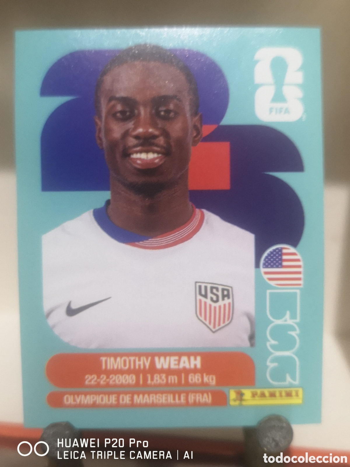 Cromos de F&uacute;tbol: FIFA WORLD CUP MUNDIAL 2026 TIMOTHY WEAH - USA 12