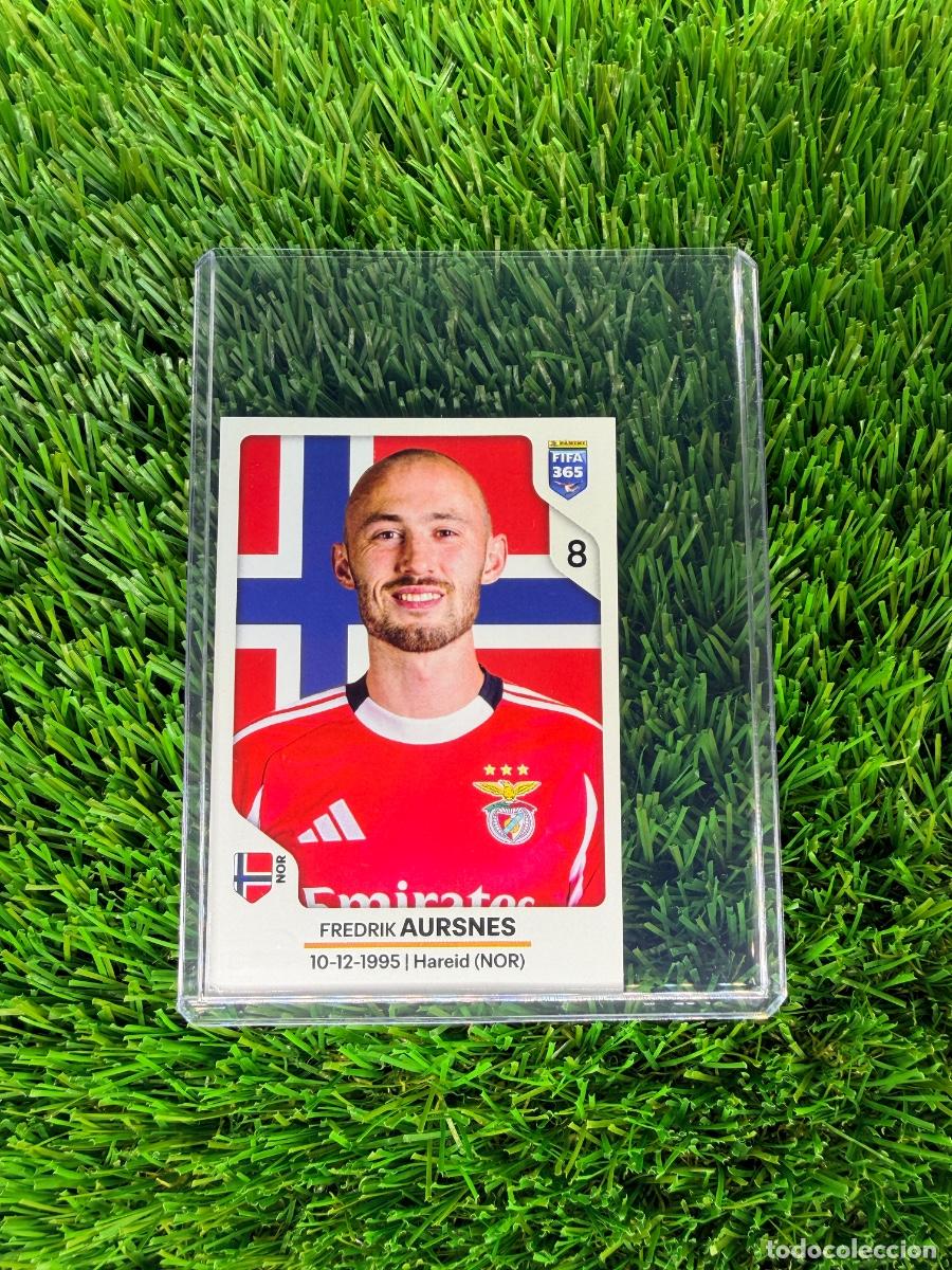 Cromos de F&uacute;tbol: N&ordm; 377 Fredrik Aursnes SL Benfica FIFA 365 Stickers 2026