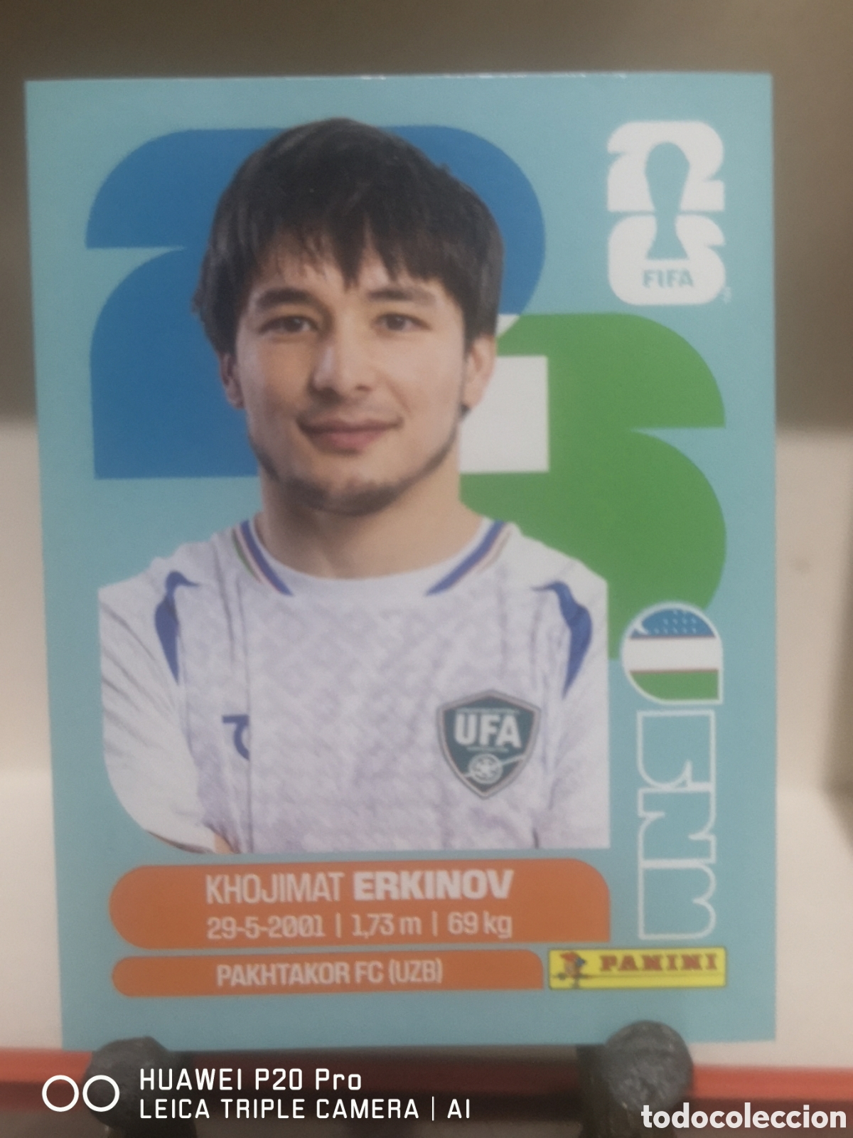 Cromos de F&uacute;tbol: FIFA WORLD CUP MUNDIAL 2026 ERKINOV - UZB 15