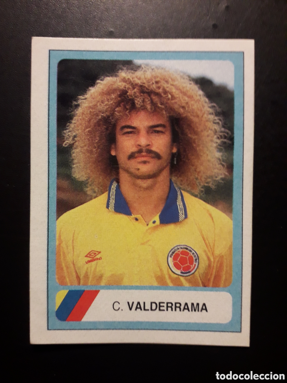 Cromos de F&uacute;tbol: VALDERRAMA COLOMBIA N&deg; 139 MUNDIAL F&Uacute;TBOL USA/ ESTADOS UNIDOS 94 1994 ED ESTADIO PEDIDO M&Iacute;NIMO 3&euro;