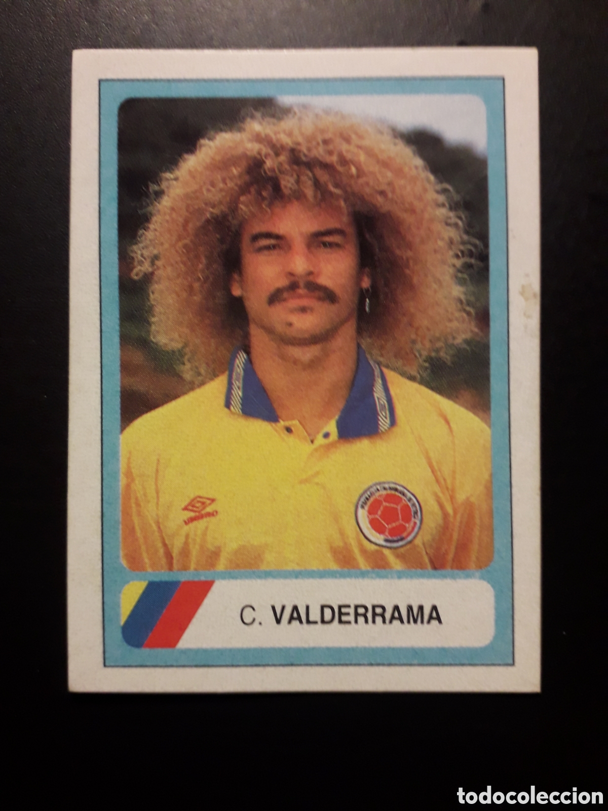 Cromos de F&uacute;tbol: VALDERRAMA COLOMBIA N&deg; 139 MUNDIAL F&Uacute;TBOL USA/ ESTADOS UNIDOS 94 1994 ED ESTADIO PEDIDO M&Iacute;NIMO 3&euro;