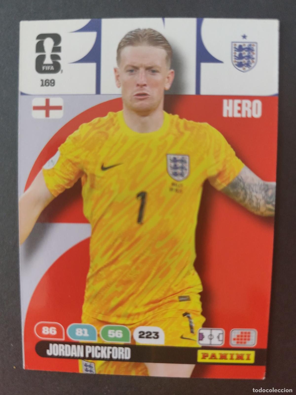 Cromos de F&uacute;tbol: 169 JORDAN PICKFORD INGLATERRA ADRENALYN MUNDIAL FIFA WORLD CUP 2026 PANINI