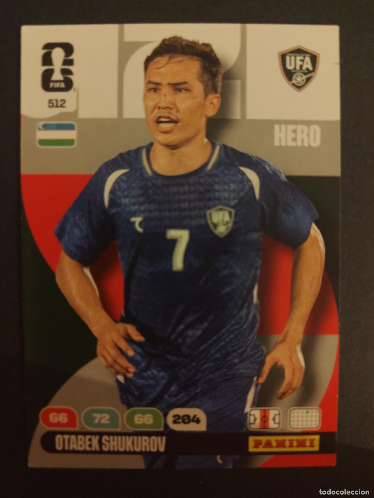 Cromos de F&uacute;tbol: 512 OTABEK SHUKUROV UZBEKIST&Aacute;N ADRENALYN MUNDIAL FIFA WORLD CUP 2026 PANINI