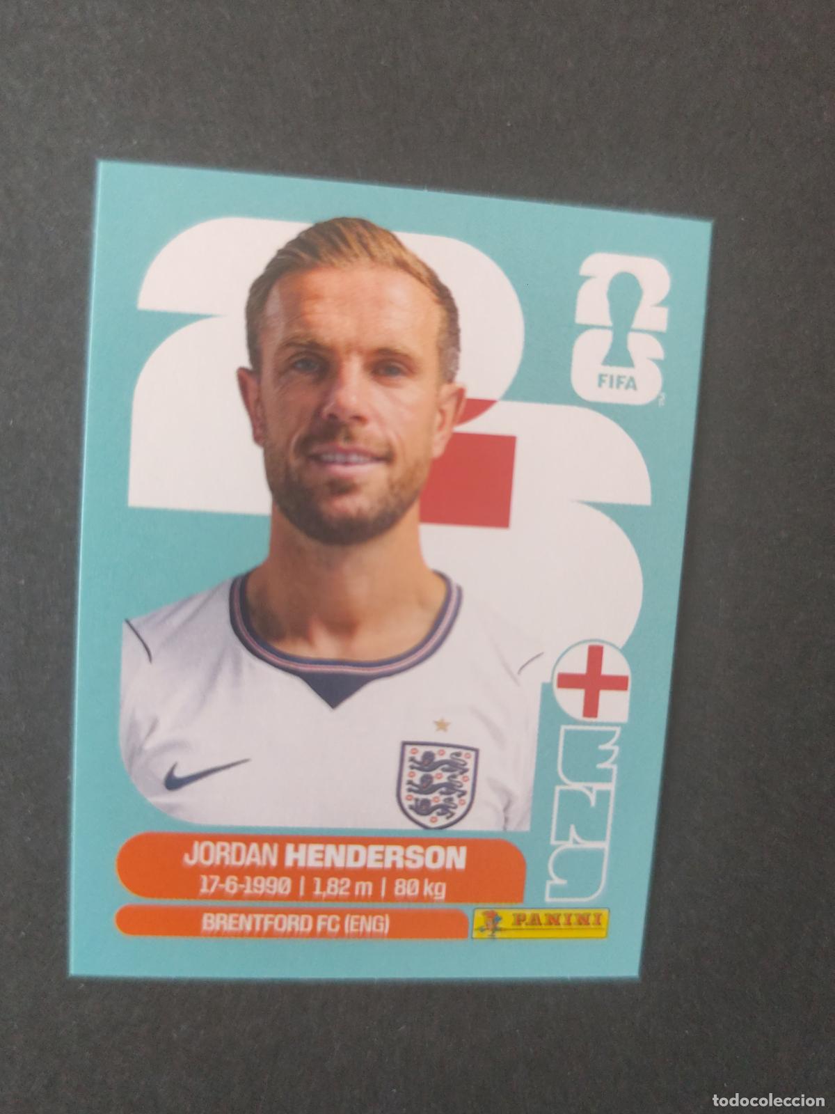 Cromos de F&uacute;tbol: ENG9 JORDAN HENDERSON 9 INGLATERRA MUNDIAL FIFA WORLD CUP 2026 STICKER PANINI SIN PEGAR