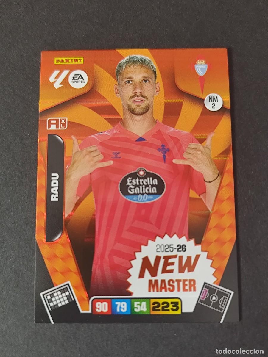 Cromos de F&uacute;tbol: NM2 NM 2 RADU CELTA VIGO NEW MASTER ADRENALYN 2025 2026 25 26