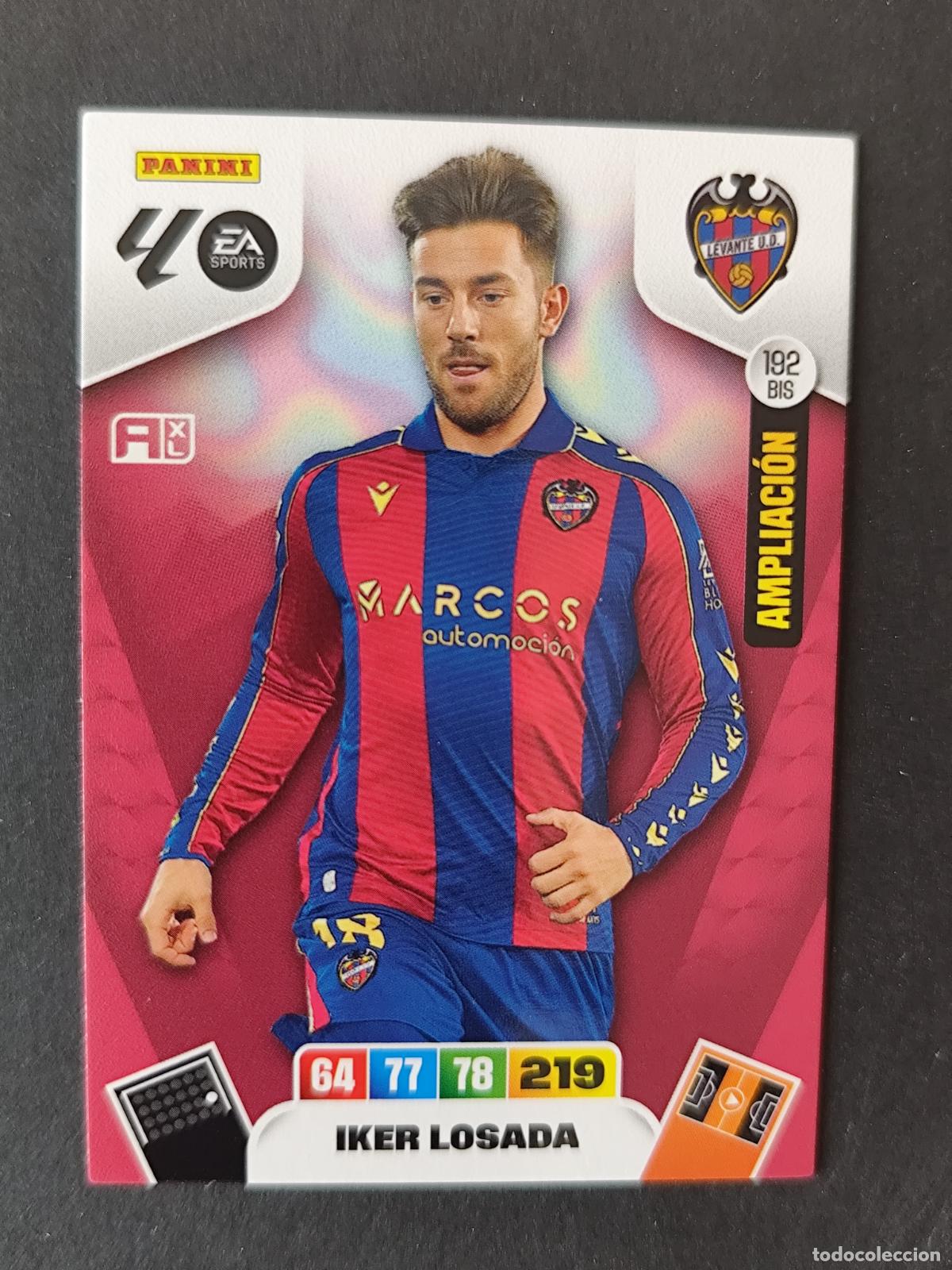 Cromos de F&uacute;tbol: 192 BIS IKER LOSADA SOBRE MOMENTUM ORO LEVANTE ADRENALYN 2025 2026 25 26