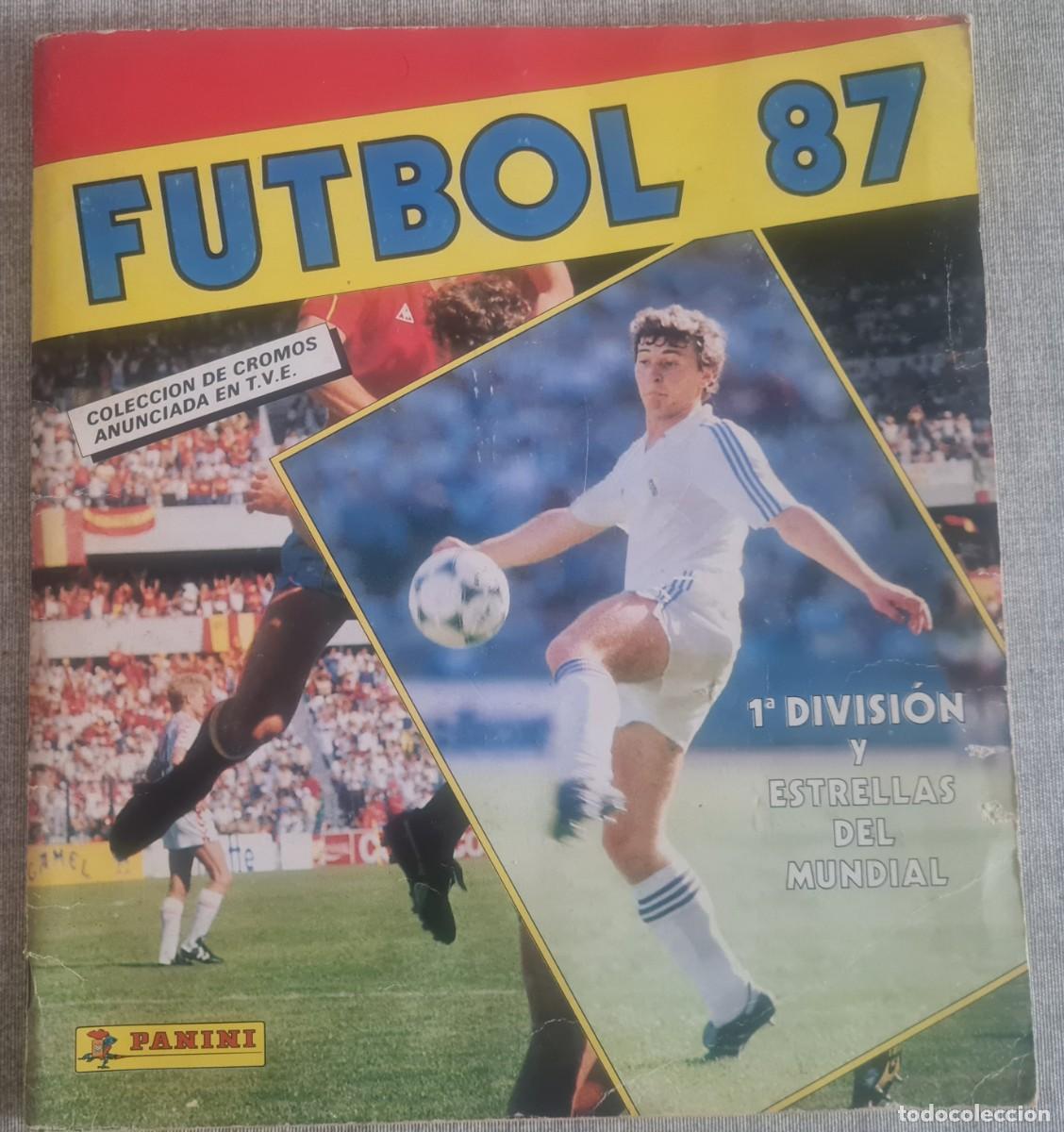 Cromos de F&uacute;tbol: &Aacute;lbum cromos f&uacute;tbol 87 panini Completo