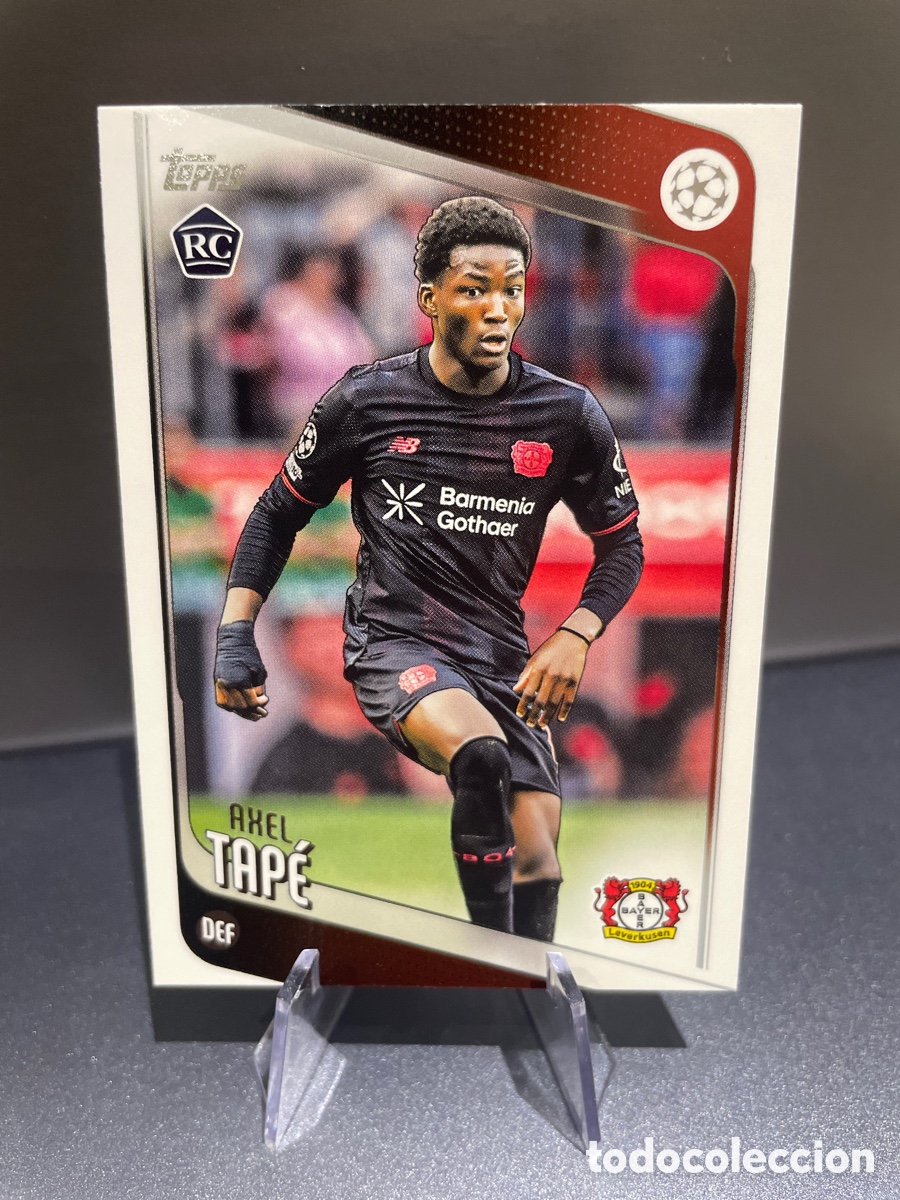 Cromos de F&uacute;tbol: Tape 9 Rookie Topps UCL Flagship 2025-26 Bayer Leverkusen