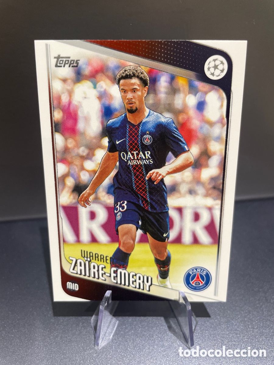 Cromos de F&uacute;tbol: Zaire-Emery 170 Topps UCL Flagship 2025-26 PSG