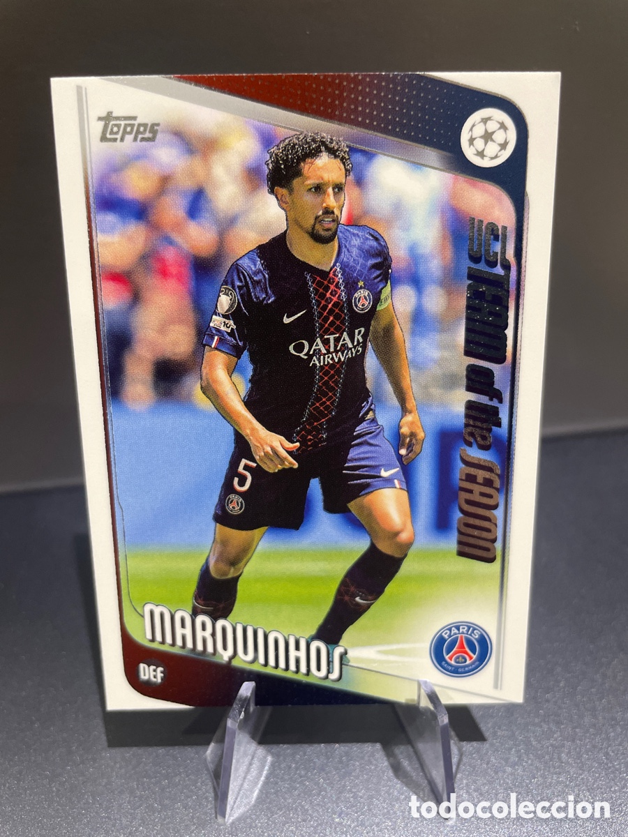Cromos de F&uacute;tbol: Marquinhos 92 Topps UCL Flagship 2025-26 PSG