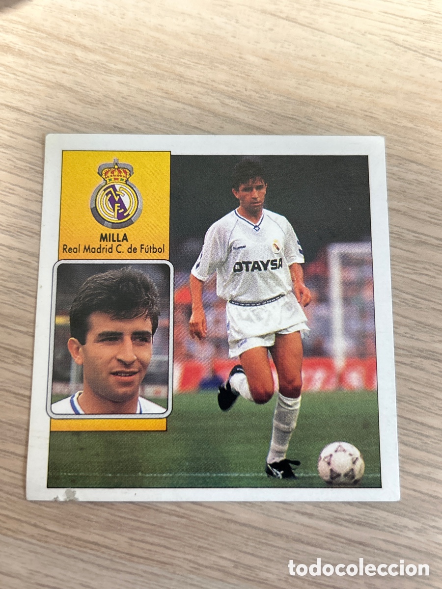 Fu&szlig;ball-Sticker: MILLA REAL MADRID LIGA ESTE 1992 1993 92 93 SIN PEGAR NUNCA PEGADO