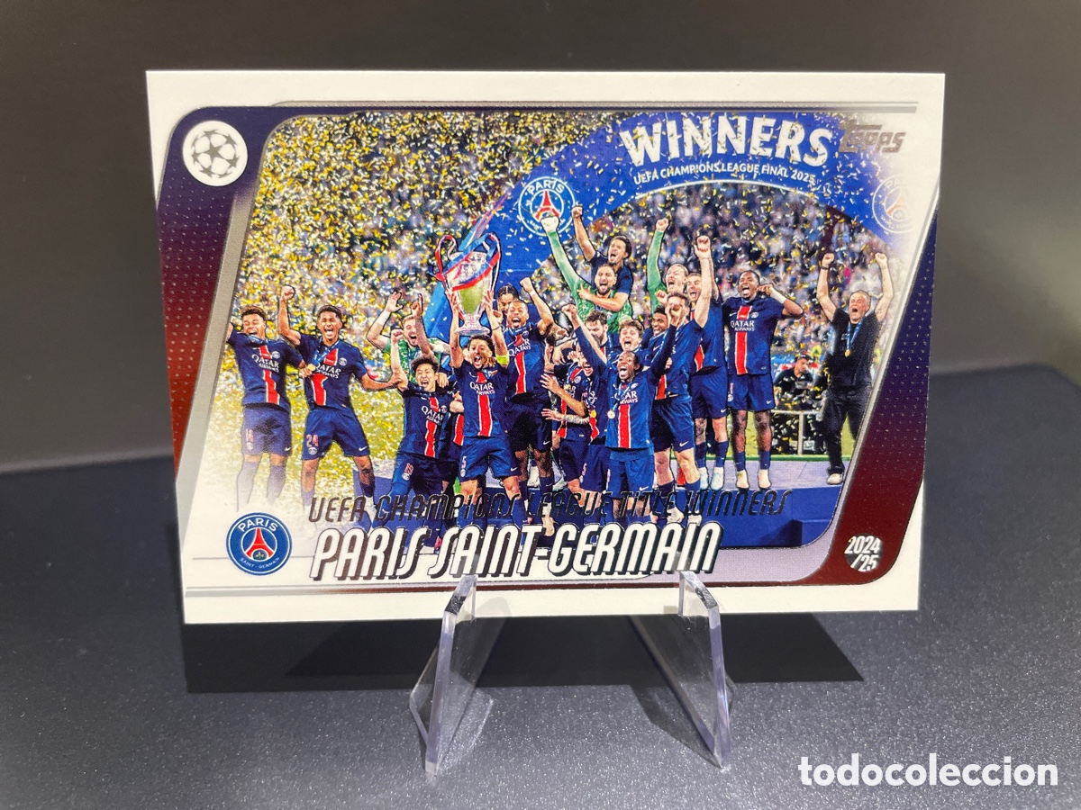 Figurine di Calcio: PSG 166 Winners UEFA Champions League Topps UCL Flagship 2025-26 PSG
