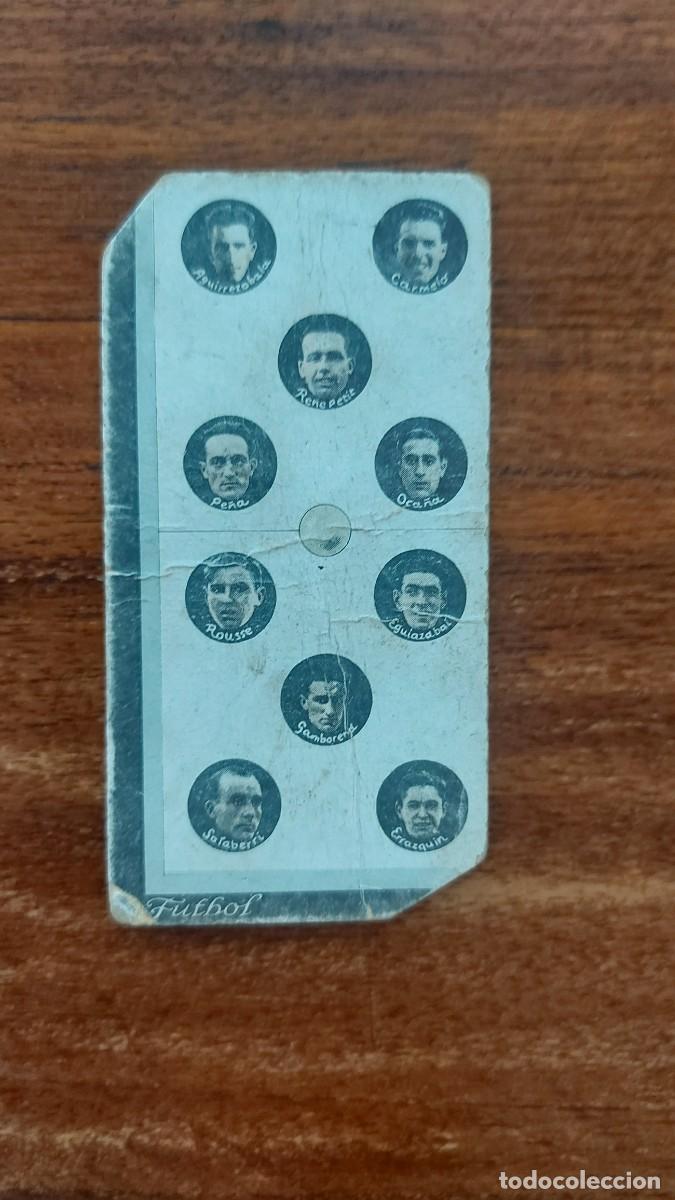 Cromos de F&uacute;tbol: Carmelo Rousse Aguirrezabala ( Athletic Club de Bilbao - DOMINO DEPORTIVO ASES DEL DEPORTE J. BOIX