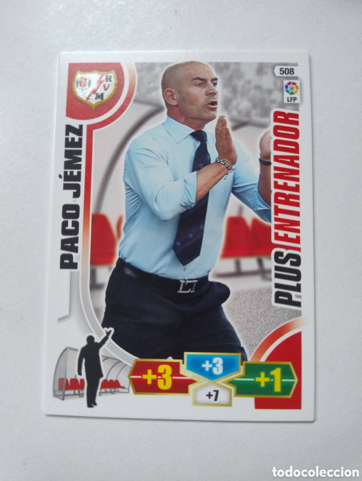 Cromos de F&uacute;tbol: 598 - Paco Jemez - Rayo Vallecano - Adrenalyn XL Liga 2013 - 2014 Plus Entrenador