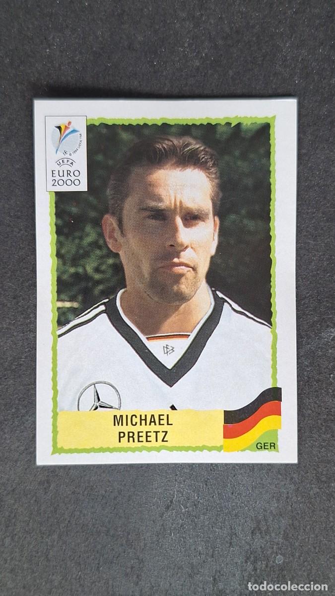 Cromos de F&uacute;tbol: L1 MICHAEL PREETZ SELECCION ALEMANIA 24 PANINI EUROCOPA 2000 NUNCA PEGADO SIN PEGAR