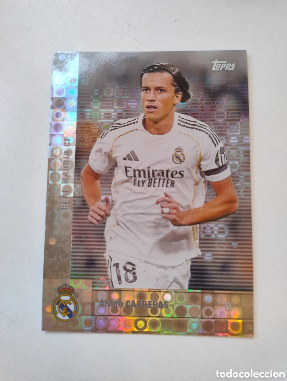 Cromos de F&uacute;tbol: 7 - Carreras - Real Madrid - Topps Team Set 2025 - 2026 Paralela