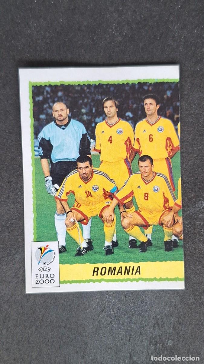 Cromos de F&uacute;tbol: L1 EQUIPO SELECCION RUMANIA 27 PANINI EUROCOPA 2000 NUNCA PEGADO SIN PEGAR
