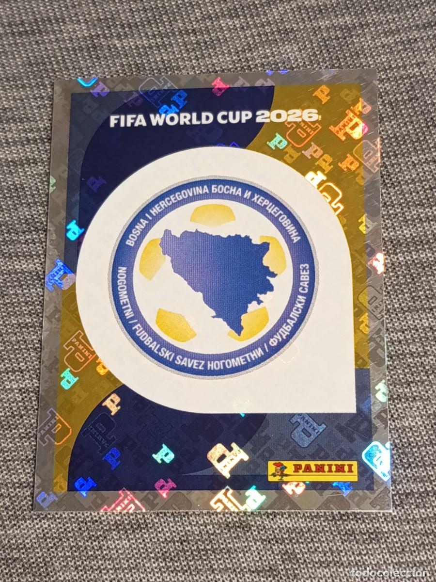 Cromos de F&uacute;tbol: ESCUDO BOSNIA BIH 1 STICKER MUNDIAL 2026 PANINI FIFA WORLD CUP NUEVO