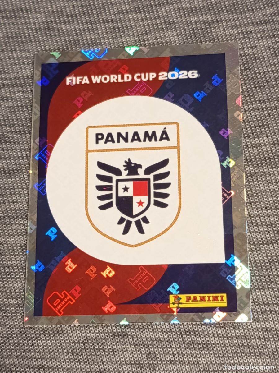 Cromos de F&uacute;tbol: ESCUDO PANAMA PAN 1 STICKER MUNDIAL 2026 PANINI FIFA WORLD CUP NUEVO