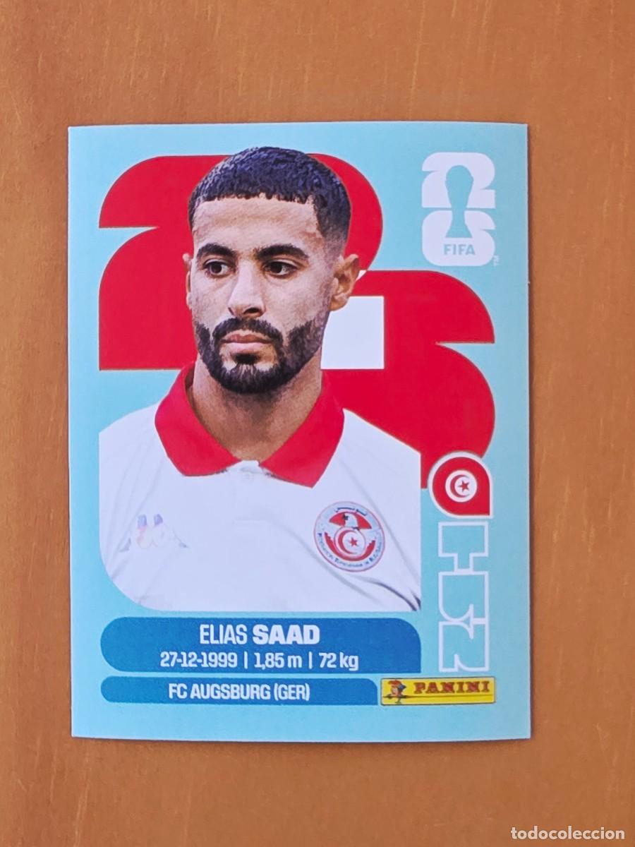 Cromos de F&uacute;tbol: TUN 16 Elias Saad, T&uacute;nez, Panini FIFA World Cup Mundial 2026 Sticker
