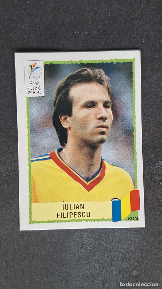 Cromos de F&uacute;tbol: L1 IULIAN FILIPESCU SELECCION RUMANIA 34 PANINI EUROCOPA 2000 NUNCA PEGADO SIN PEGAR