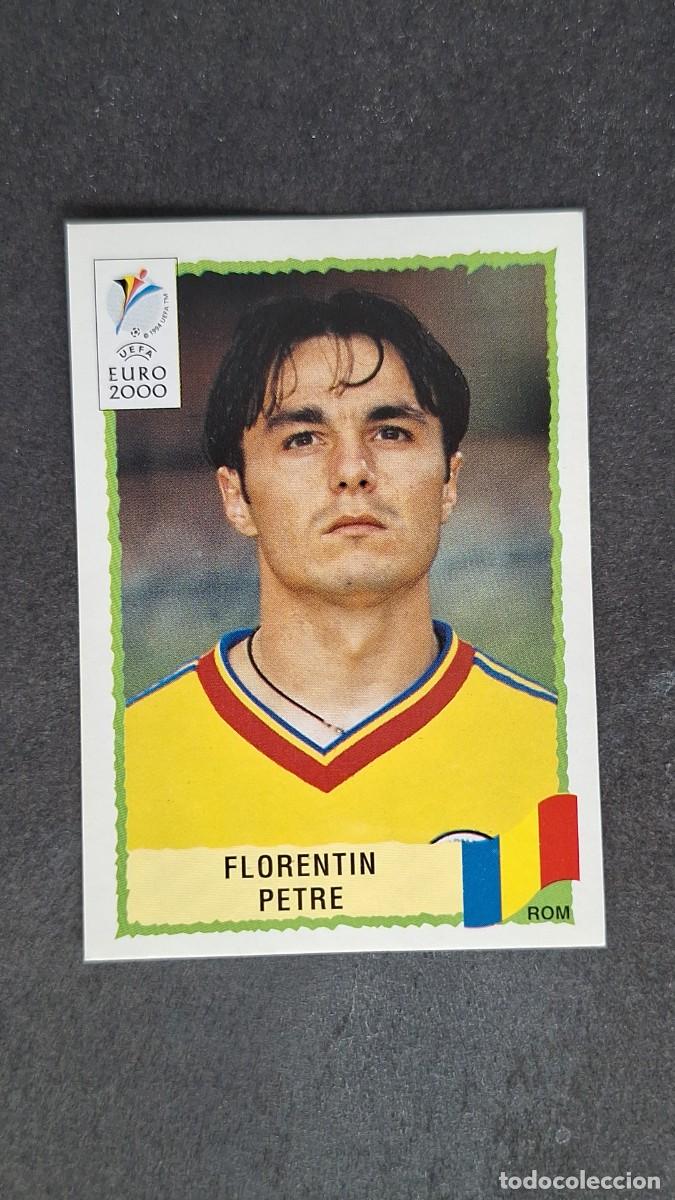 Cromos de F&uacute;tbol: L1 FLORENTIN PETRE SELECCION RUMANIA 38 PANINI EUROCOPA 2000 NUNCA PEGADO SIN PEGAR