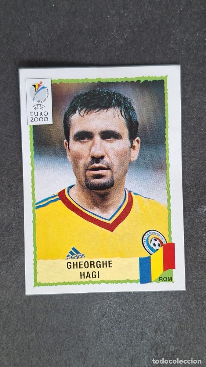 Cromos de F&uacute;tbol: L1 GHEORGHE HAGI SELECCION RUMANIA 41 PANINI EUROCOPA 2000 NUNCA PEGADO SIN PEGAR