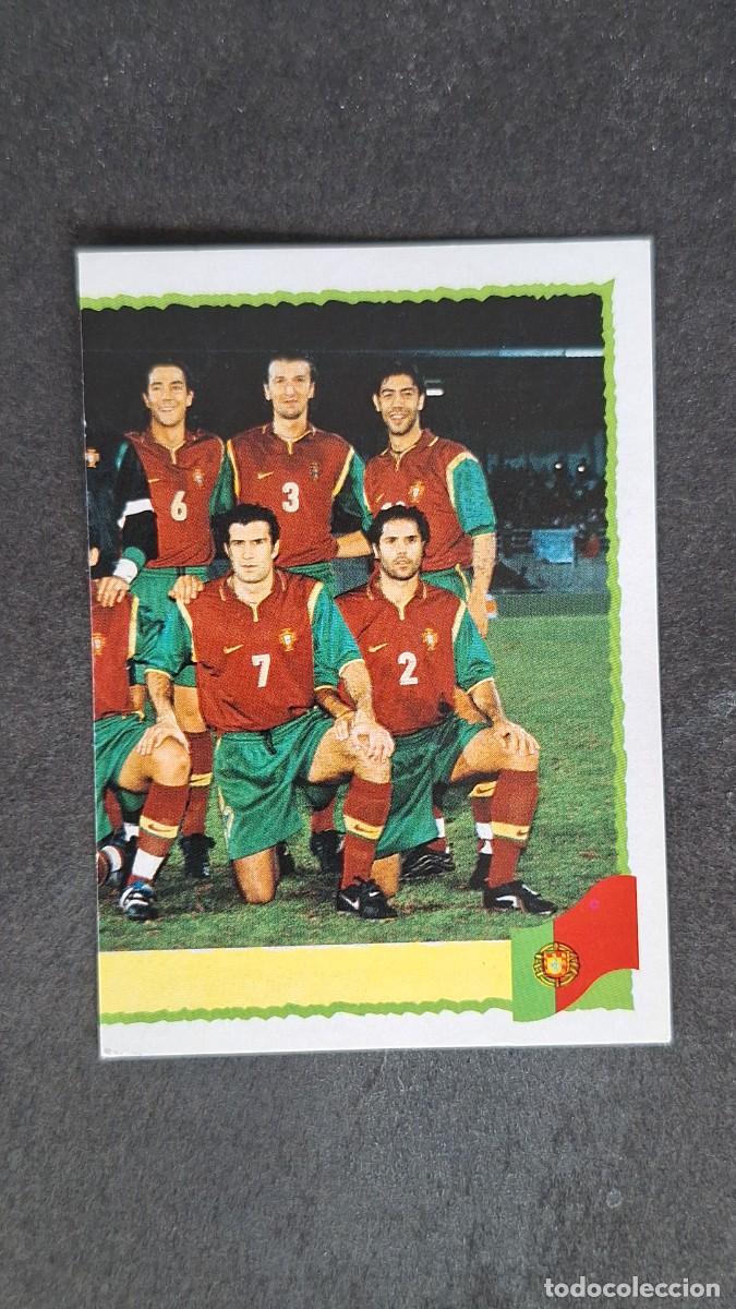 Cromos de F&uacute;tbol: L1 EQUIPO SELECCION PORTUGAL 51 PANINI EUROCOPA 2000 NUNCA PEGADO SIN PEGAR