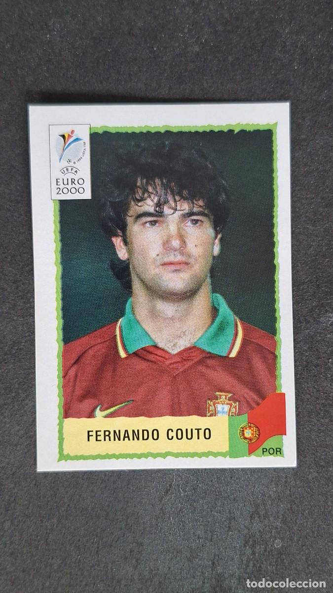 Cromos de F&uacute;tbol: L1 FERNANDO COUTO SELECCION PORTUGAL 53 PANINI EUROCOPA 2000 NUNCA PEGADO SIN PEGAR