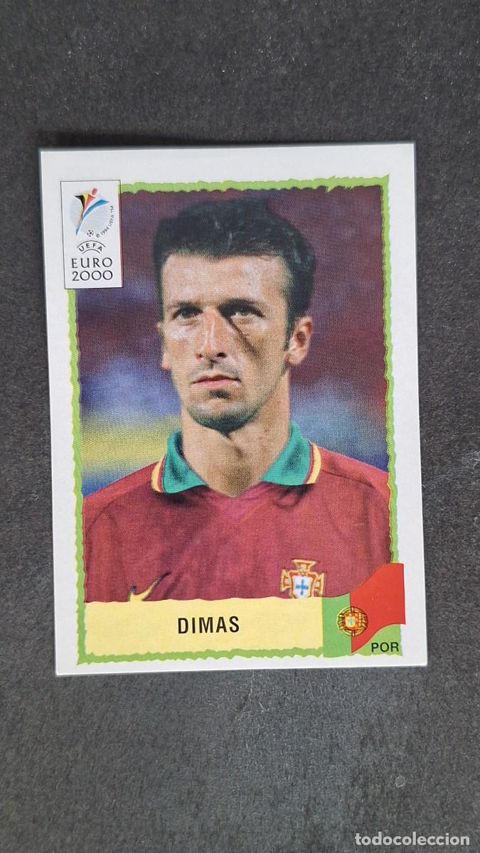Cromos de F&uacute;tbol: L1 DIMAS SELECCION PORTUGAL 54 PANINI EUROCOPA 2000 NUNCA PEGADO SIN PEGAR