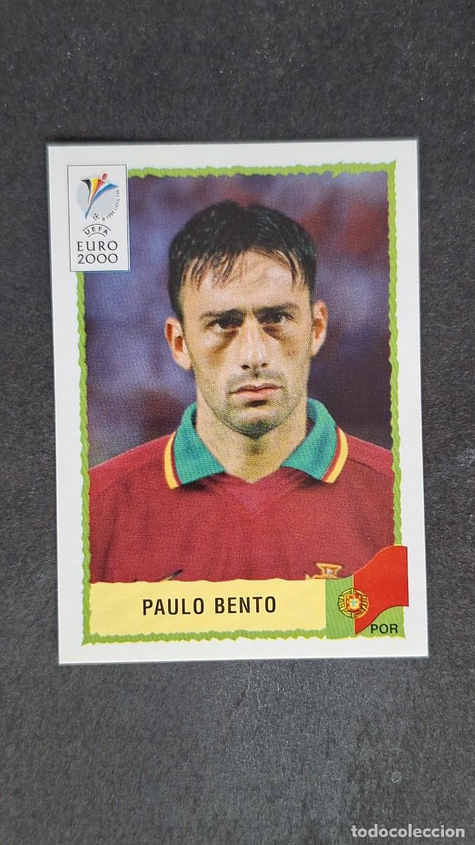 Cromos de F&uacute;tbol: L1 PAULO BENTO SELECCION PORTUGAL 64 PANINI EUROCOPA 2000 NUNCA PEGADO SIN PEGAR