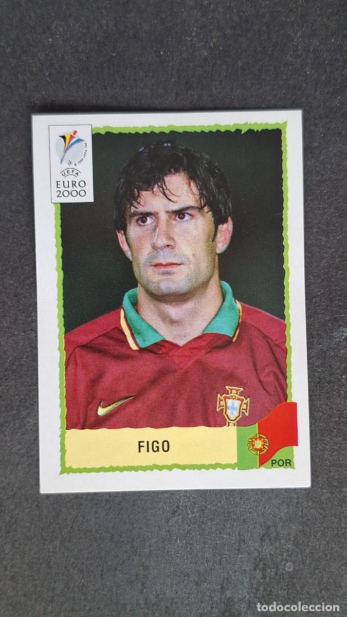 Cromos de F&uacute;tbol: L1 FIGO SELECCION PORTUGAL 66 PANINI EUROCOPA 2000 NUNCA PEGADO SIN PEGAR