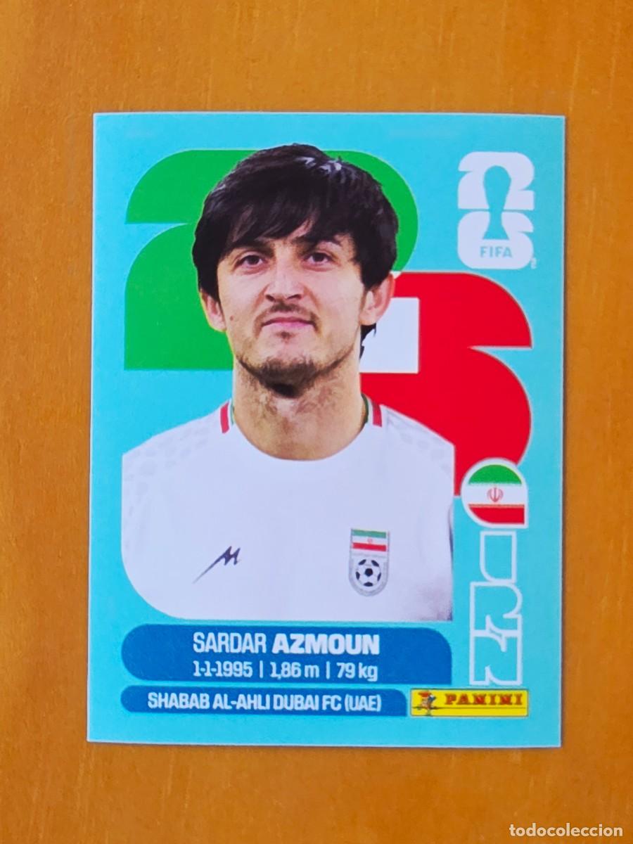 Cromos de F&uacute;tbol: IRN 17 Sardar Azmoun, Rep&uacute;blica Isl&aacute;mica de Ir&aacute;n, Panini FIFA World Cup Mundial 2026 Sticker