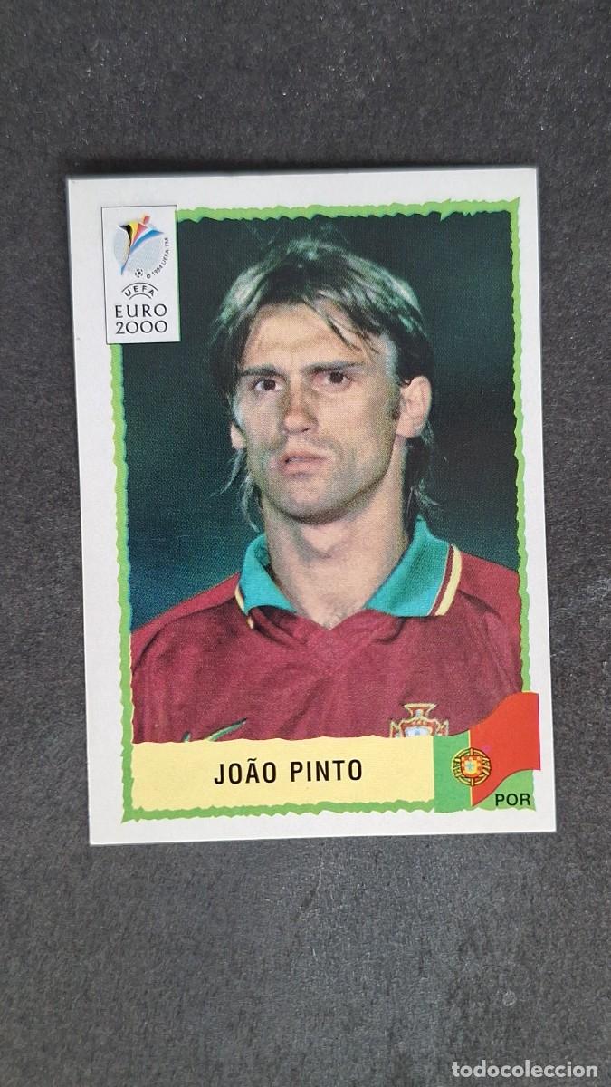 Cromos de F&uacute;tbol: L1 JOAO PINTO SELECCION PORTUGAL 67 PANINI EUROCOPA 2000 NUNCA PEGADO SIN PEGAR