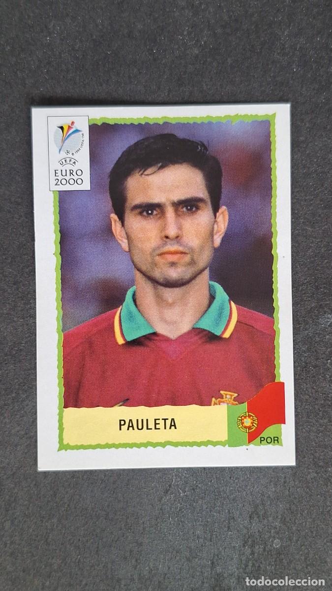 Cromos de F&uacute;tbol: L1 PAULETA SELECCION PORTUGAL 69 PANINI EUROCOPA 2000 NUNCA PEGADO SIN PEGAR