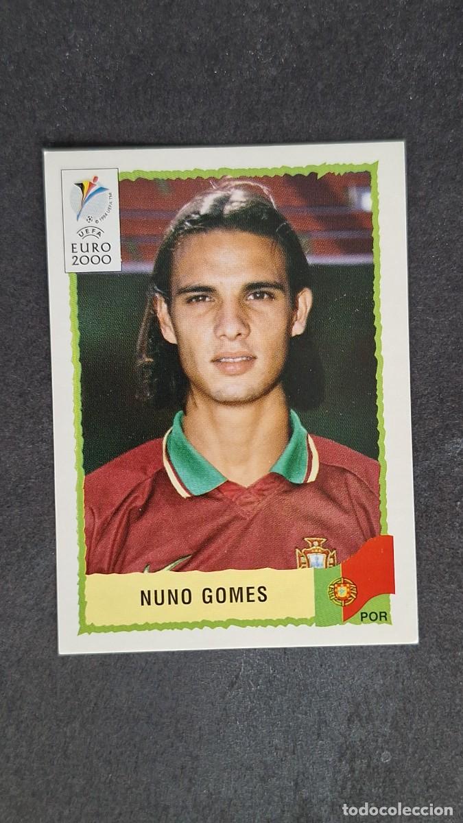 Cromos de F&uacute;tbol: L1 NUNO GOMES SELECCION PORTUGAL 70 PANINI EUROCOPA 2000 NUNCA PEGADO SIN PEGAR