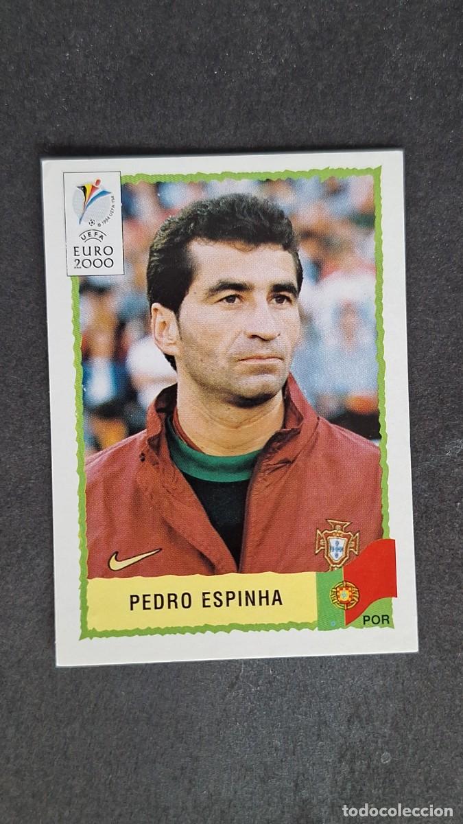Cromos de F&uacute;tbol: L1 PEDRO ESPINHA SELECCION PORTUGAL 71 PANINI EUROCOPA 2000 NUNCA PEGADO SIN PEGAR