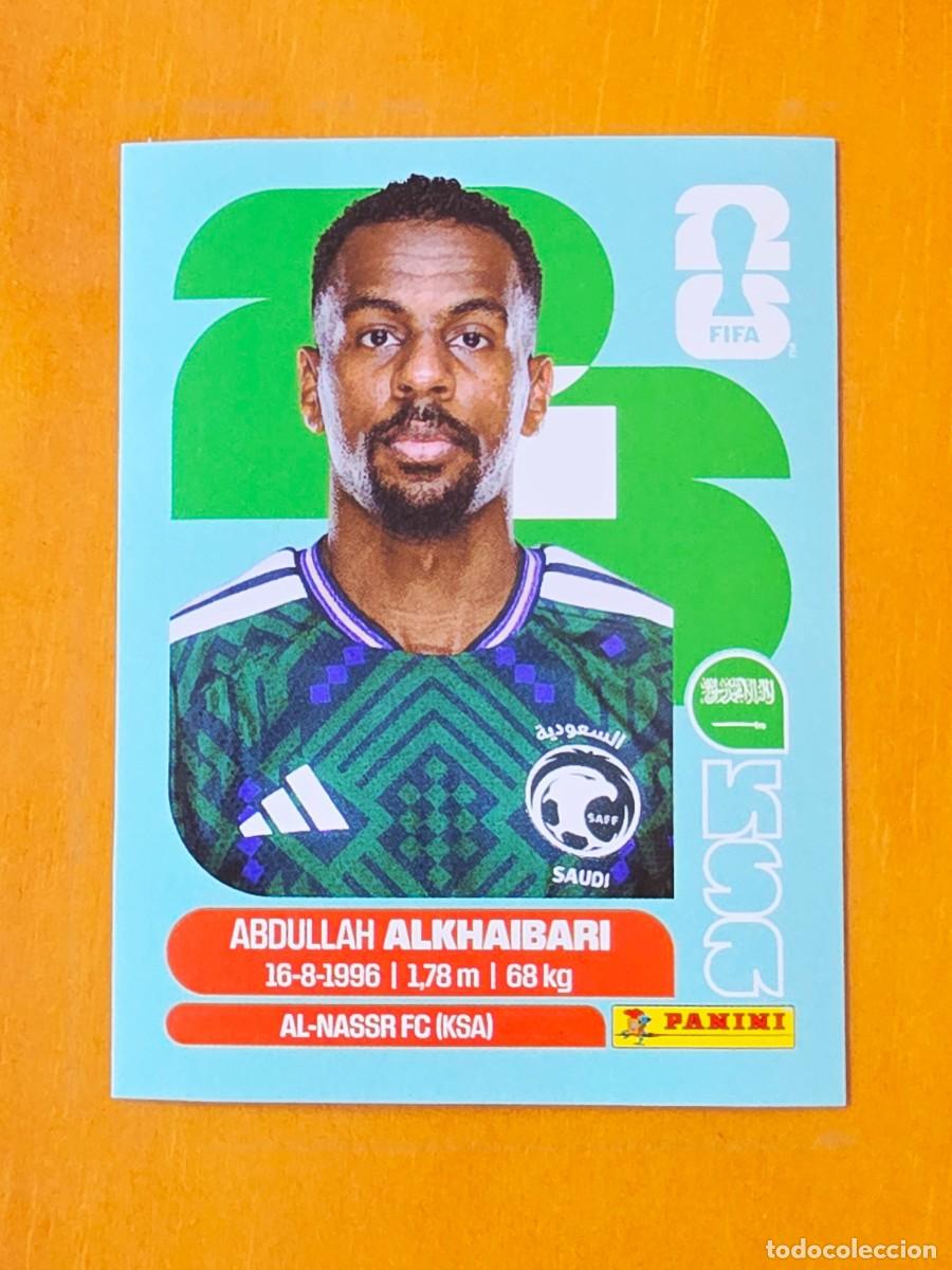 Cromos de F&uacute;tbol: KSA 11 Abdullah Alkhaibari, Arabia Saud&iacute;, Panini FIFA World Cup Mundial 2026 Sticker