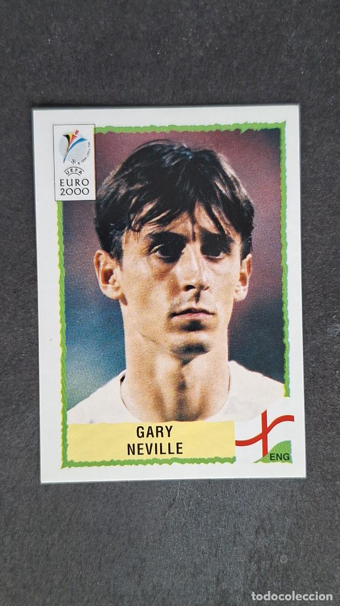 Cromos de F&uacute;tbol: L1 GARY NEVILLE SELECCION INGLATERRA 76 PANINI EUROCOPA 2000 NUNCA PEGADO SIN PEGAR