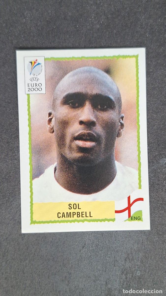 Cromos de F&uacute;tbol: L1 SOL CAMPBELL SELECCION INGLATERRA 78 PANINI EUROCOPA 2000 NUNCA PEGADO SIN PEGAR