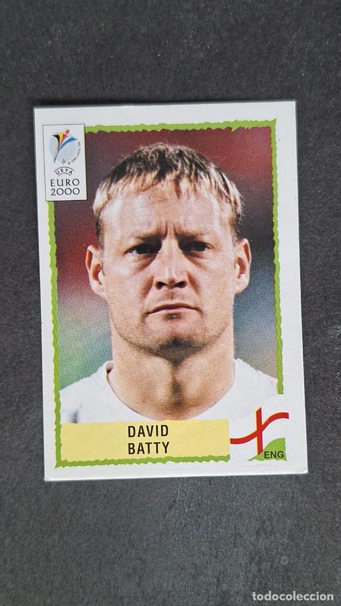 Cromos de F&uacute;tbol: L1 DAVID BATTY SELECCION INGLATERRA 84 PANINI EUROCOPA 2000 NUNCA PEGADO SIN PEGAR