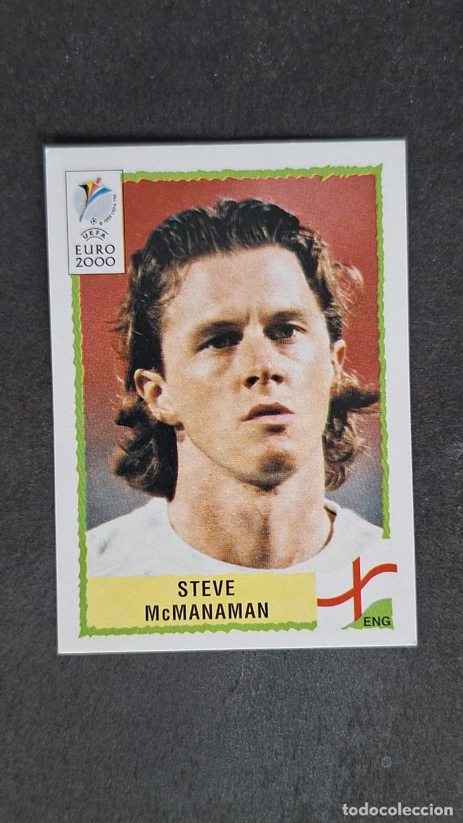 Cromos de F&uacute;tbol: L1 STEVE McMANAMAN SELECCION INGLATERRA 87 PANINI EUROCOPA 2000 NUNCA PEGADO SIN PEGAR