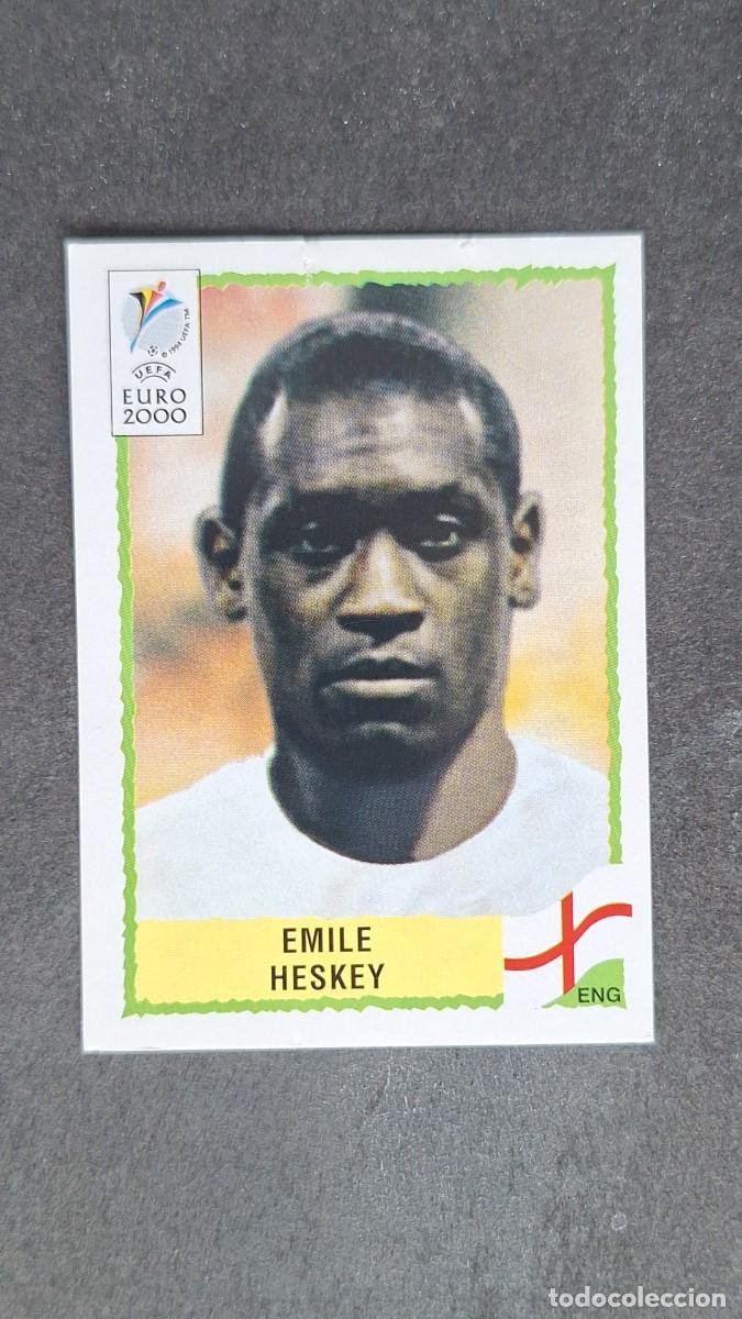 Fu&szlig;ball-Sticker: L1 EMILE HESKEY SELECCION INGLATERRA 90 PANINI EUROCOPA 2000 NUNCA PEGADO SIN PEGAR