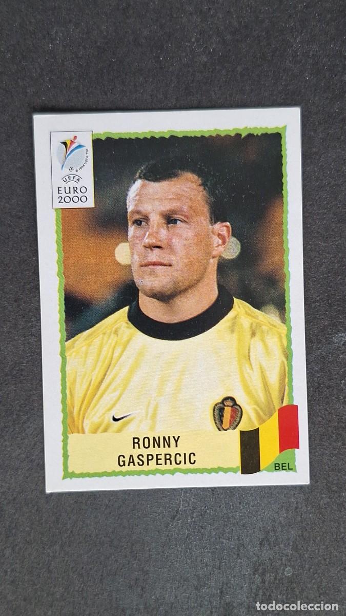 Football Stickers: L1 RONNY GASPERCIC SELECCION BELGICA 98 PANINI EUROCOPA 2000 NUNCA PEGADO SIN PEGAR