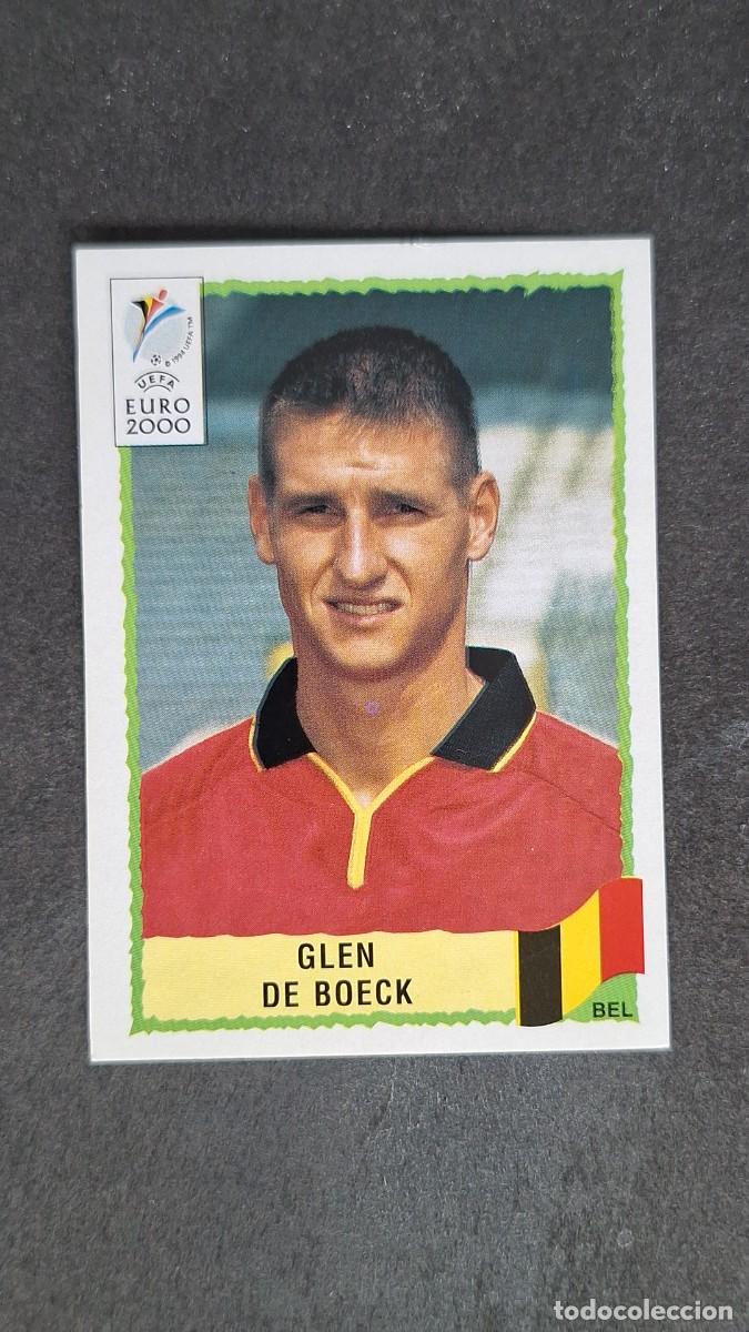 Cromos de F&uacute;tbol: L1 GLEN DE BOECK SELECCION BELGICA 102 PANINI EUROCOPA 2000 NUNCA PEGADO SIN PEGAR
