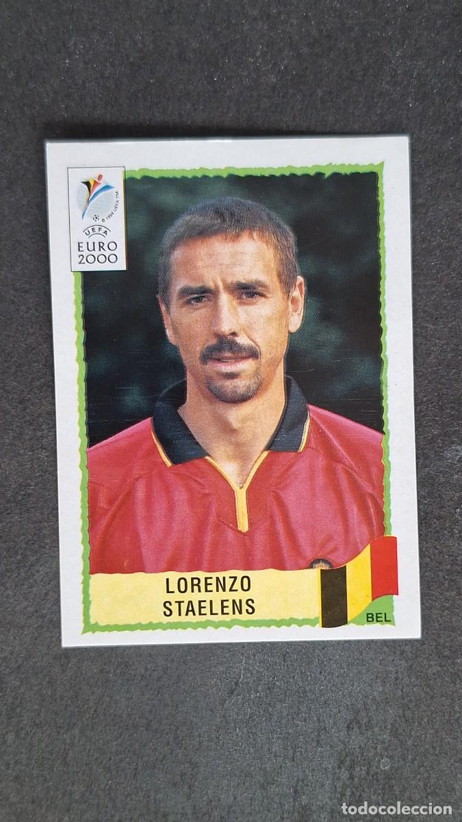 Cromos de F&uacute;tbol: L1 LORENZO STAELENS SELECCION BELGICA 103 PANINI EUROCOPA 2000 NUNCA PEGADO SIN PEGAR