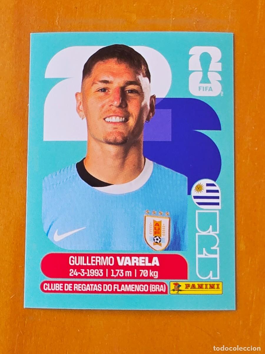 Cromos de F&uacute;tbol: URU 8 Guillermo Varela, Uruguay, Panini FIFA World Cup Mundial 2026 Sticker